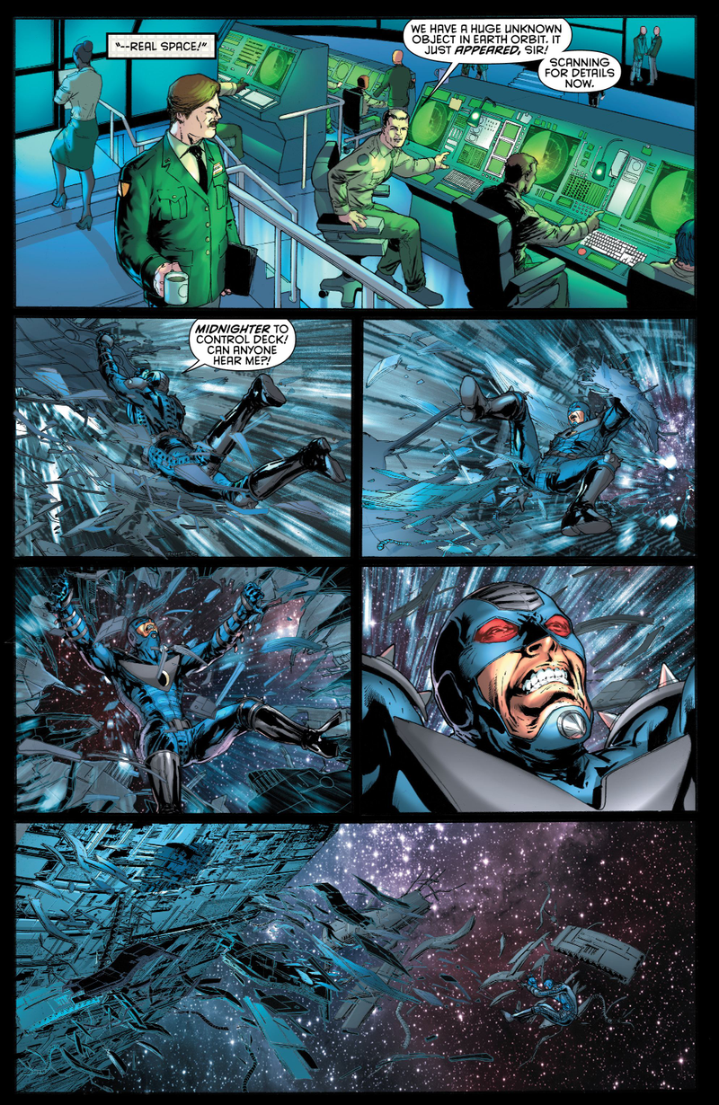 Illustration for article titled Martian Manhunter gets a psychic headache in this sneak peek of DC Comics' Stormwatch